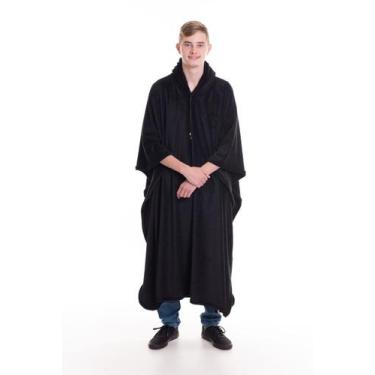 Imagem de Poncho de inverno capuz Quentinho Feminino/Masculino - Super Estilo, P