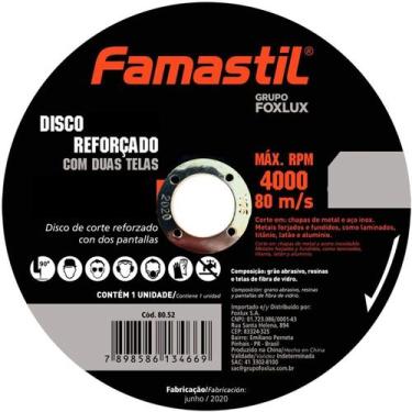 Imagem de Disco de Desbaste 115x4,8x22,2 Famastil
