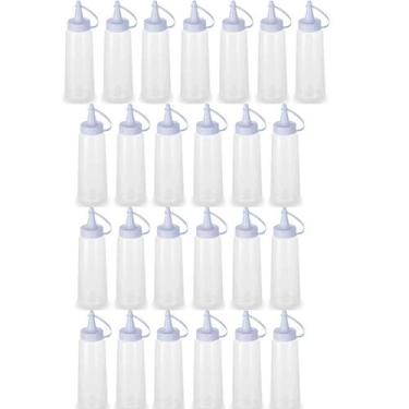 Imagem de 25 Bisnagas de Condimentos Plásticas 250ml para Molhos Ketchup Maiones