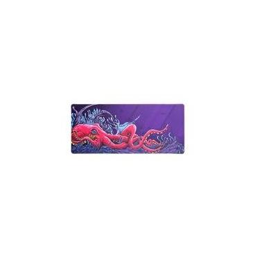 Imagem de Mousepad Gamer Dazz Hybrid Deskmat, Extra Grande (90cm x 40cm), borda costurada, Octopus Rose - 62000162