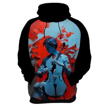 Imagem de Moletom Casaco Blusa Instrumento Corda Violoncelo Arte 3 - Enjoy Shop,