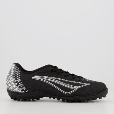 Imagem de Chuteira Penalty Bravo XXII Society Juvenil Preta, 35