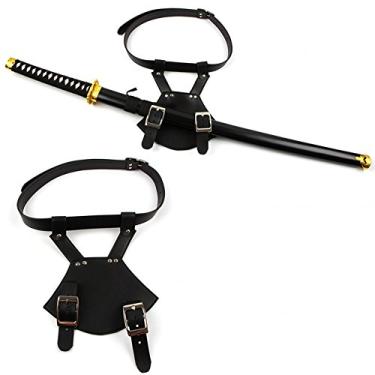 Imagem de Bolsa de Espada Bolsa de Espada Capa Traseira Cintura para Ninja Hero Cosplay Anime fantasia, Waistband for One Sword
