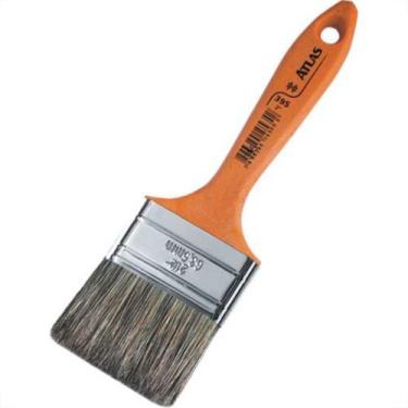 Imagem de Pincel Trincha Pintura Atlas 395 4 - Kit C/12 Unidades