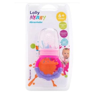 Imagem de Alimentador Infantil De Silicone Rosa 7360-01 - Lolly Nenny