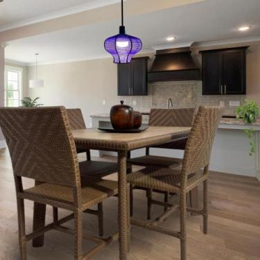 Imagem de Luminária Pendente de Teto Trançado Artesanal - Star Móveis e Decor, R