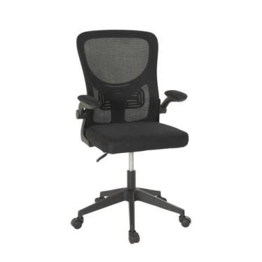 Imagem de Cadeira de Escritório Mônaco Base Giratória - ALL BLACK - Magazine Dec