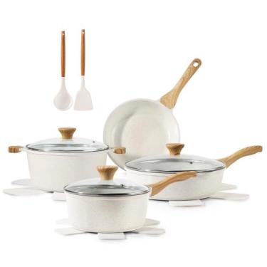 Imagem de Conjunto de Utensílios de Cozinha Sensarte 13 Peças - Cerâmica Antiade