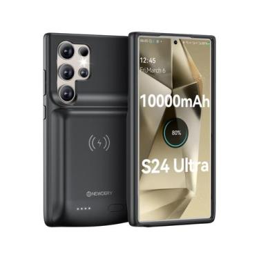Imagem de Capa de Bateria NEWDERY 10000mAh para Samsung Galaxy S24 Ultra