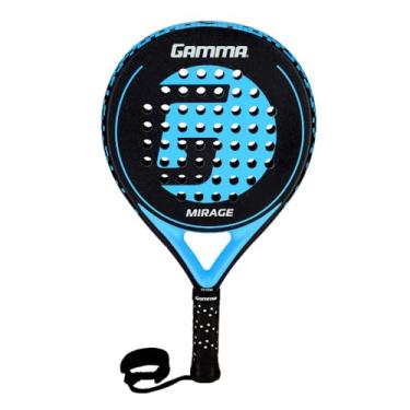 Imagem de GAMMA Raquete Mirage Padel – formato redondo para perdão e manobrabilidade com grande ponto doce, sensação macia - controle aprimorado, rotação e conforto para desenvolvimento de habilidades