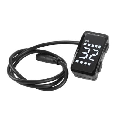 Imagem de Medidor de Exibição LCD, Universal Electric Bike LCD Display Medidor de 5 Pinos Voltagem Digital Voltímetro Plugue à Prova de água para 01, 02, HD MID MOTOR