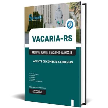 Imagem de Apostila Prefeitura Vacaria Rs 2025 Agente Combate A