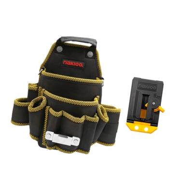 Imagem de Generic Tool de ferramenta de eletricista Acessórios para o organizador da cintura Bolsa de cinto de suspensão rápida para telhado Técnico de carpinteiro de, 19cm