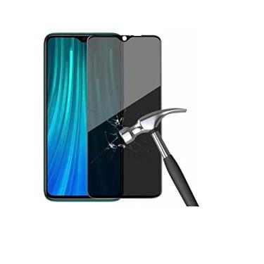 Imagem de Película De Vidro Privativa Fume 3D 9D Anti Espiao Compativel Redmi Note 8 Tela 6.3