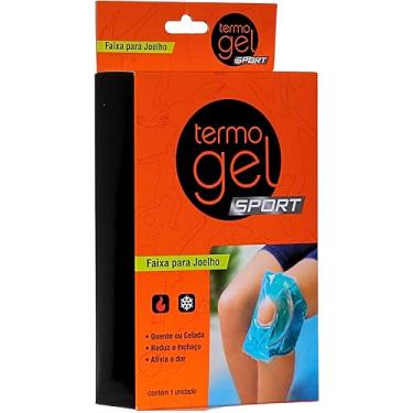 Imagem de Termogel Faixa Térmica Para Joelho Em Gel Único Azul