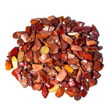 Imagem de 1kg Jaspe Africano Rolado Pedra Natural P 10 a 20mm Tipo B - Cristaisd