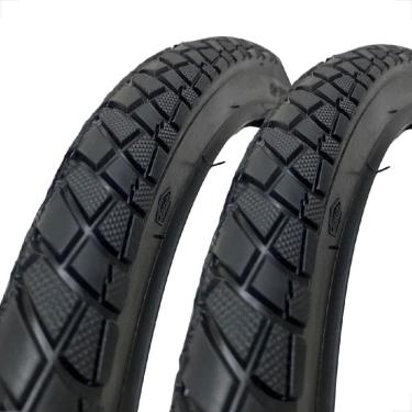 Imagem de Par Pneu Bicicleta Shiver tipo praieiro Aro 26 X 2.125 BMX-4 Balão Bike Urbana Caloi Monark Beach