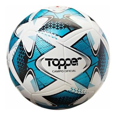 Imagem de Bola De Futebol Topper Profissional De Campo 22 Tech Fusion Azul– Tamanho Oficial | Ideal para Jogos e Treinos e Lazer