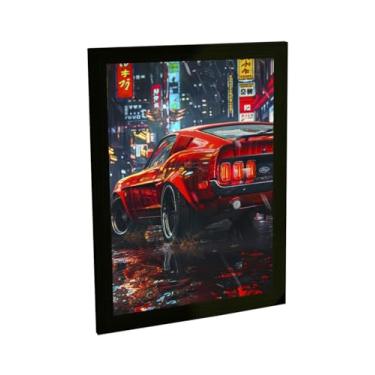 Imagem de Quadro Decorativo Anime Garota Sexy Samurai Ilustração Onis Decoração Poster Quarto Sala