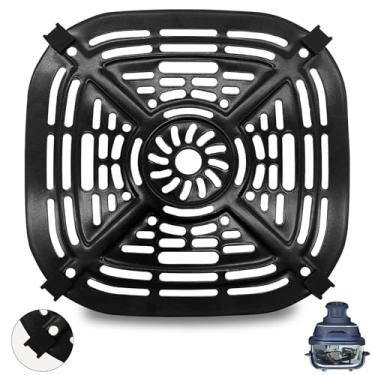 Imagem de GWYSY Frigideira Air Fryer Grill para Ninja Crispi Air Fryer FN101GY, Substituição Air Fryer Placa Crisper Plate Grill Plate Acessórios com amortecedores de borracha, lavável na lava-louças