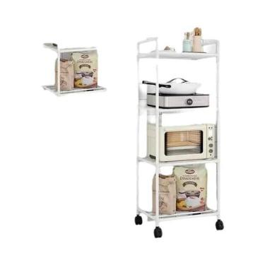 Imagem de Prateleira De Cozinha Ajustável De 3, 4, 5 Ou 6 Camadas, Carrinho Orga