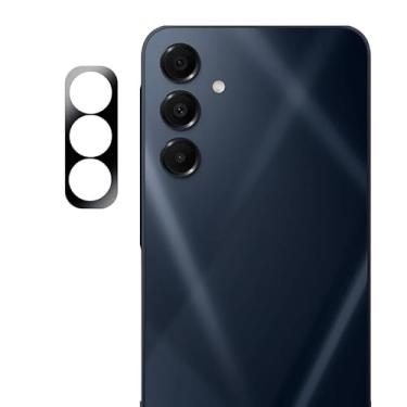 Imagem de Película de Proteção para Câmera 3D, Vidro Temperado 9H, Compatível com Samsung Galaxy M35, Transparente, Anti-Impressão Digital