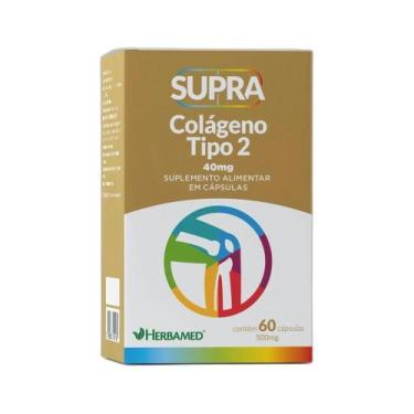 Imagem de Vitamina Supra Colágeno Tipo II 40mg 60 cps - HERBAMED