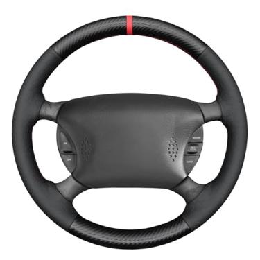 Imagem de MEWANT Capa de volante costurada à mão para Ford Mustang 1994-2004 Acessórios de volante para Ford Mustang 1994-2004