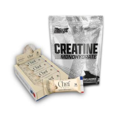 Imagem de Kit Barra de Proteína Premium 12un - Chef Whey + Creatina Monohydrate 