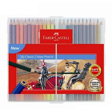Imagem de Faber Castell Conjunto de lápis de cor clássico | 36 cores