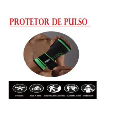 Imagem de Munhequeira de Pulso com Dedeira Alta Compressão Tendinite Punho Elást