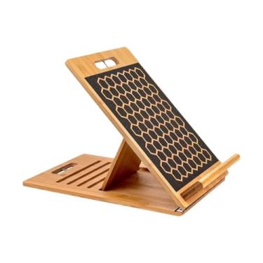 Imagem de UGPLM Prancha de madeira inclinada, agachamento em cunha, esportes profissionais, agachamento com tornozelo e pé, antiderrapante, ajustável em 5 ângulos,