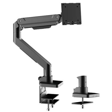Imagem de suptek Braço de monitor ultrawide resistente para telas curvas de 49 polegadas, comporta 1 a 20 kg, suporte de montagem de mesa para monitor único com mola a gás ajustável, VESA de 75 x 75/100 x 100