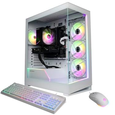 Imagem de CyberPowerPC Gamer Master Gaming PC, AMD Ryzen 7 9700X 3,8GHz, Radeon RX 7700 16GB, 16GB DDR5, SSD PCIe 4.0 de 1TB, Pronto para WiFi e Windows 11 Home (GMAI6700A)