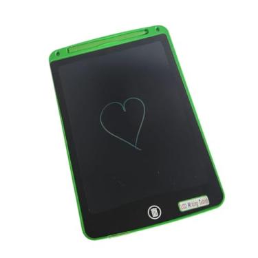 Imagem de Lousa mágica digital infantil 12" com Tela LCD – Tablet de Escrita Criativa para Crianças CORES SORTIDAS (Verde)