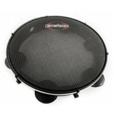 Imagem de Pandeiro Contemporânea 10" Black Pele Muda PAD01PBK