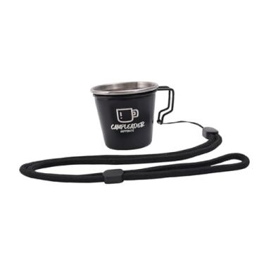 Imagem de IEUDNS Caneca de Acampamento, Caneca de Café, Portátil, de aço Inoxidável, Fácil de Limpar, Reutilizável, para Acampamento, Copo para Beber, para Mochilão, P, Estilo D