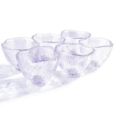 Imagem de LMRLCS Conjunto de 6 copos de saquê de vidro, taça de vinho transparente estilo japonês, tigela de degustação de uísque e café expresso (6)