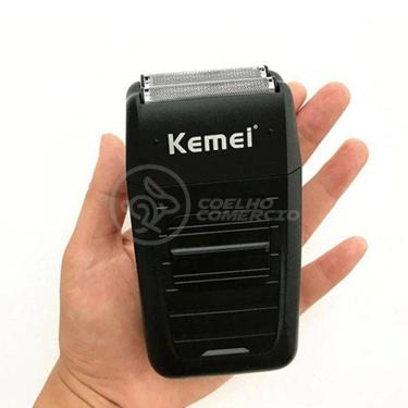 Imagem de Maquina Barbear Kemei 1102 Barbeador Aparador Bivolt Sem Fio - Presente Dia Dos Namorados Nº3