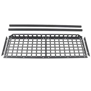 Imagem de CTH Para Land Rover Discovery 3 LR3 / LR4 2004-2016 Molle Panel Sistema de painel de armazenamento modular organizadores de porta-malas de carro suporte de armazenamento kit de prateleira acessórios