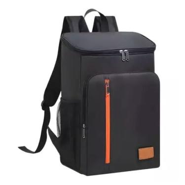 Imagem de Mochila Térmica Premium, 30L Isolada para Camping e Praia, Material Nylon 600D, Refrigeração 12h, Capacidade 50 Latas, 44x30x15cm Cor: Aleatória