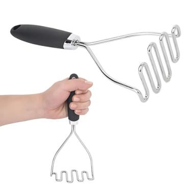 Imagem de Espremedor sólido para batatas, cabo antiderrapante macio para uso confortável