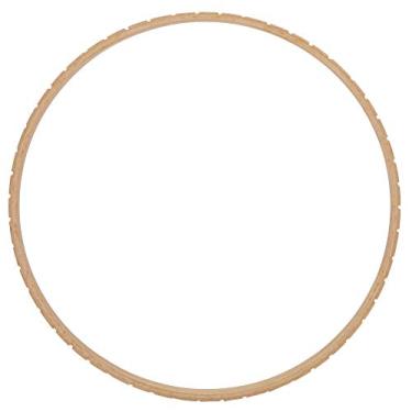 Imagem de Cuofyunl máquina de tricô de madeira manual diy 19cm decoração de suspensão de parede tear circular de tricô