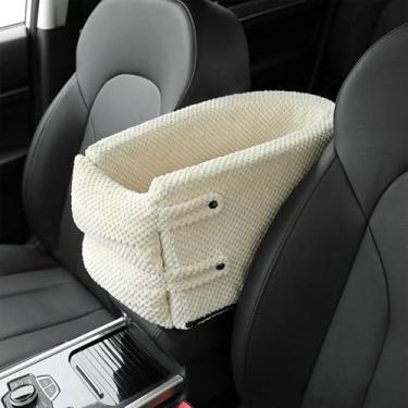 Imagem de Assento para Pet no Braço do Carro Novo - Elevado Cães e Gatos Pequenos com Cabos de Segurança Perfeito Pets 5 a 15 Libras Assentos