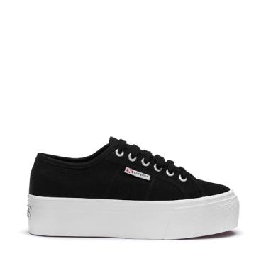 Imagem de Superga Plataforma unissex adulto 2790, Preto/Fwhite, 39 BR