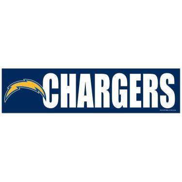 Imagem de Adesivo Faixa Bumper Strip 30X7,5 Los Angeles Chargers