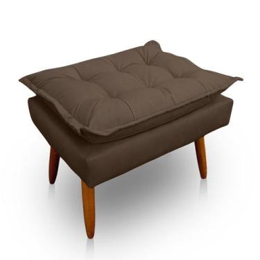 Imagem de Puff Opala Retangular para Sala e Quarto Suede  - LH Decor - Los Herma