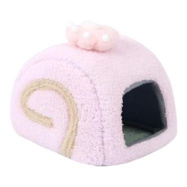 Imagem de Ｂｅｓｇａ Cama/Hamster/Hambúrguer Confortável e Adorável para Pequenos Animais de Estimação, para Dormir, Cama para Porquinho-da-Índia, Ouriço, Rato, Rosa