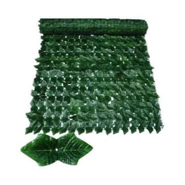 Imagem de Painéis De Cerca De Folhas De Hera Artificial Verde, Tela Falsa Para D