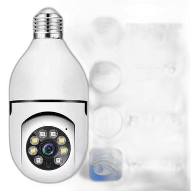 Imagem de Câmera Segurança Externa Ip Wifi Lâmpada À Prova D`Água